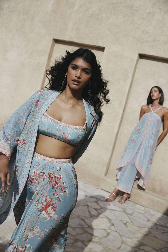 Sonora Skirt Set - Powder Blue, Powder Blue, image 1